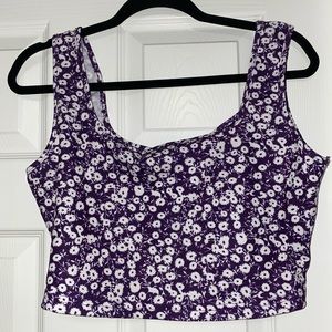 Floral crop top